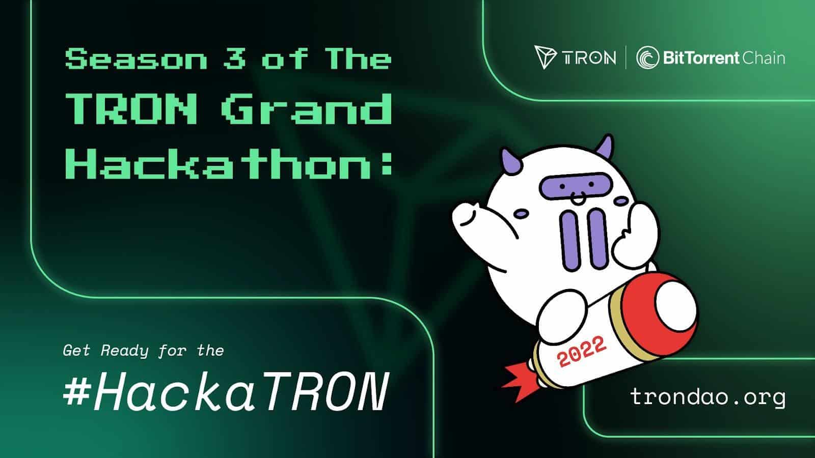 Season 3 of The TRON Grand Hackathon: Get Ready for the HackaTRON